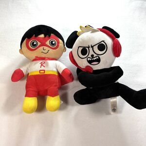 Ryan’s World Panda Plush And Red Titan Stuffed Figures Plush Dolls